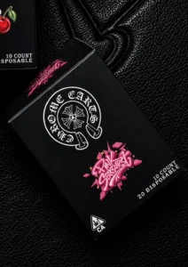 chrome carts pink starburst