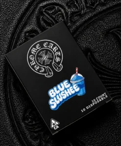 chrome carts blue slushee